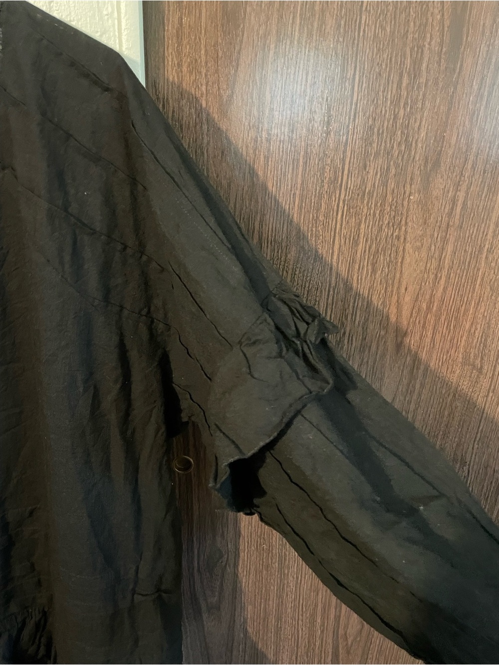 Rain of May black cotton tunic - Picture 4 of 6